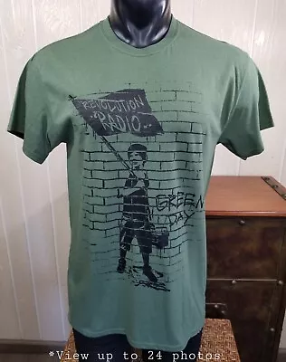 Green Day Punk Rock Music Revolution Radio Green Band T-Shirt Sz M NWOT • $17.99