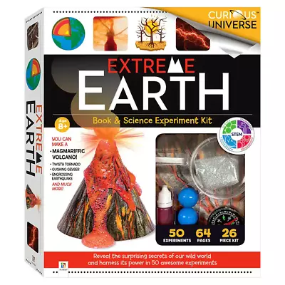 Curious Universe Book & Science Kit - Extreme Earth Activity Experiments Set • $19.95