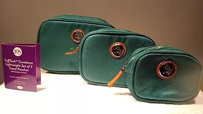 Joy Mangano Green 3 Piece Travelease Travel Set • $22.99