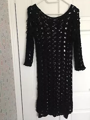 Black Tunic/dress Size 10/12 • £3.90