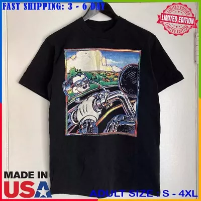 Vintage 90s Disney Designs Mickey Motorcycle Art T-Shirt Men's RARE USA!!! • $17.96