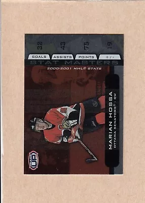 01/02 Pacific Heads Up Stat Masters Marian Hossa #12 (d1) • $0.73