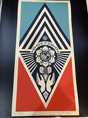 Cultivate Harmony Screen Print Poster By Shepard Fairey S/N 500 Obey Giant • £95.02