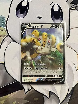 Pokémon TCG Regigigas V Crown Zenith 113/159 Holo Ultra Rare • £0.99