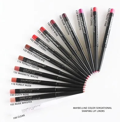 CHOICE Of Color Maybelline ColorSensational Lip Liner 0.01 Oz Self Sharpening • $6.48