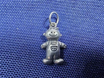 Grandma Grabe's Beautiful Vintage Lucy Ann 925 Sterling Silver Boy Charm Pendant • $0.75