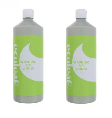 ECOLEAF Washing Up Liquid Vegan Plant Based Hypoallergenic Eco Concentrated Bio • £7.99