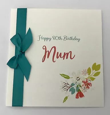 Personalised 50th 60th 70th 80th 90TH 100th Birthday Card Mum Nan Auntie Nanny • £5.99