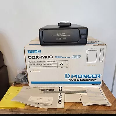 PIONEER CDX-M30 6 Disc Multiplayer CD Changer Unit + Remote + Hardware • $60