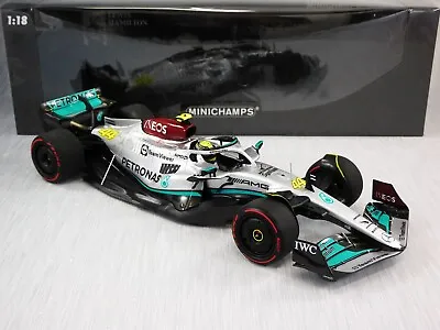 1/18 Minichamps 2022 F1 Mercedes-AMG W13E # 44 Hamilton 2nd Brazil GP - 1 Of 336 • $145