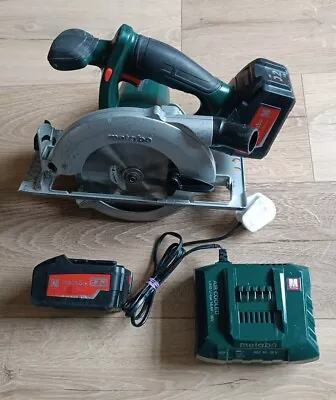 Metabo KSA 18 LTX Cordless Circular Saw + 2x52Ah Battery And Charger  • £159.99