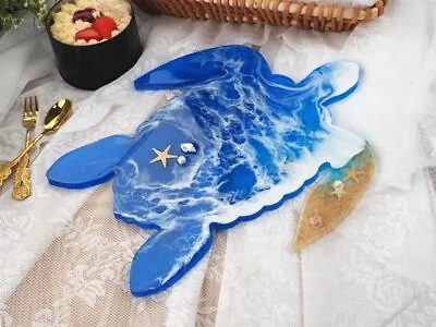 $15.90 • Buy Silicone Turtle Tray Mold Large Sea Themed Wahl Anchor Resin Epoxy Crafts Moulds