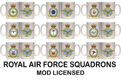 ROYAL AIR FORCE RAF SQUADRONS MILITARY 11oz & 15oz MUG (MI36) REGIMENT • £8.99