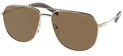 $308 • Buy Prada PR 59WS Pale Gold/Brown 60/16/145 Men Sunglasses