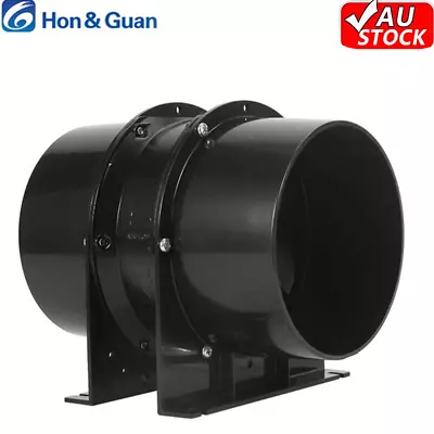 Hon&Guan Extractor Fan Hydroponic Inline Duct Fan Booster Exhaust 4inch 6 Inch • $43.69