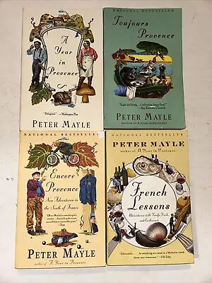 Peter Mayle Lot 4 Year In Provence Toujours Provence Encore Provence FrenchLesso • $9.99