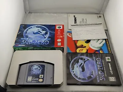 Mortal Kombat Mythologies: Sub Zero Nintendo 64 N64 Complete CIB With Poster CH • $209.99