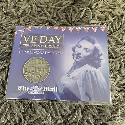 Daily Mail VE Day 75th Anniversary Commemorative Coin New  • £5