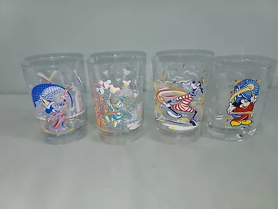 Vintage McDonald's Walt Disney Mickey Mouse Goofy & Donald Duck  25th Glasses • $19.99