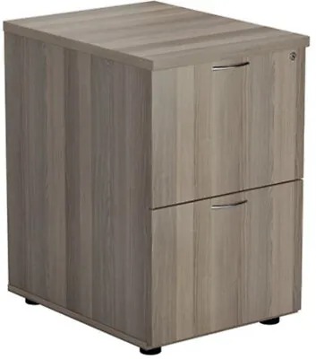 Jemini Essentials 2 Drawer Filing Cabinet 464x600x710mm Grey Oak KF81090 • £224.51