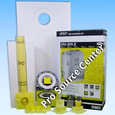 $485.17 • Buy PSC  Gen II Waterproofing Shower Kit 32  X 60  Offset Drain Similar To Kerdi