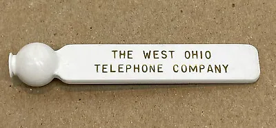 Vtg The West Ohio Telephone Company Advertising Plastic Rotary Telephone Dialer • $19.79