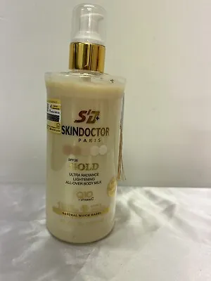 Skin Doctor Gold Lightening Body Lotion Whitening Milk SPF30 400ml (ORIGINAL) • £16.85