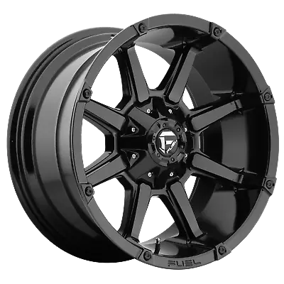 Fuel 1Pc COUPLER Gloss Black 20x9  For Ford F250 Rim 8x170 +1 Offset Each • $403