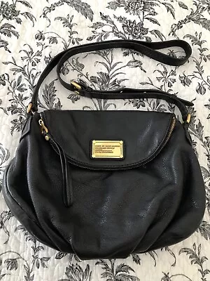 Marc By Marc Jacobs Natasha Black Leather Standard Supply Workwear Crossbody Bag • $39.99