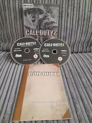 Call Of Duty 2 Collectors Edition For Windows PC CD/DVD With Manual • £6