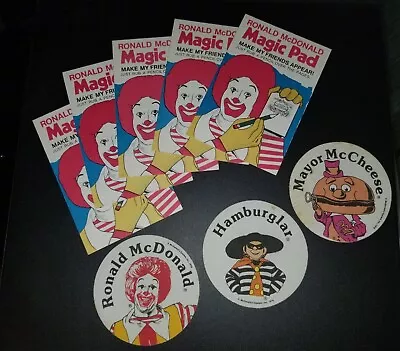 Ronald McDonald's  Happy Meal Patches Magic Pad.. 6 Items • $25