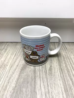 Kersten Brothers Critter Mug 'Mondays Are Always Bears' Made In Japan Vintage • $8.03