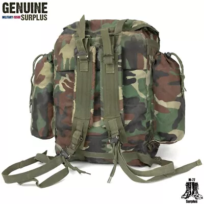 Turkish ALICE Pack  W/ Shoulder Straps Woodland Camouflage Assault Pack USGI • $49.99