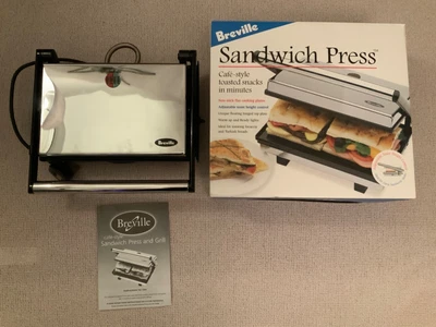 £19.99 • Buy Breville Cafe-style Sandwich Press And Grill