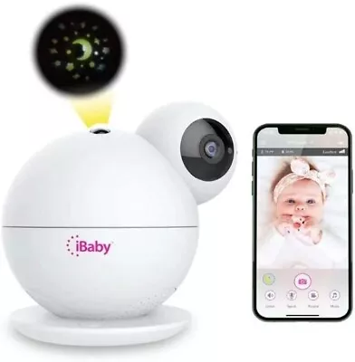 IBaby M8 2K Smart Baby Monitor WiFi 355 Pan Night Vision Moonlight Projector • $99