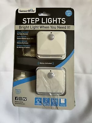 Sensor Brite Step Lights Sensor Motion Activated 4 Watt LED Night Light (B-9) • $10.99