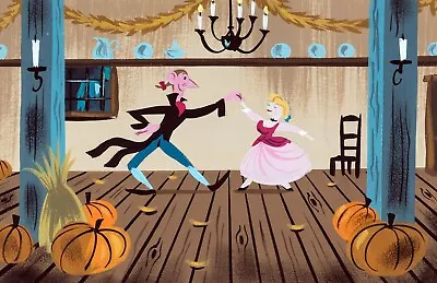 Mary Blair Legend Of Sleepy Hollow Ichabod Crane Dancing Katrina Concept Print • $19.49