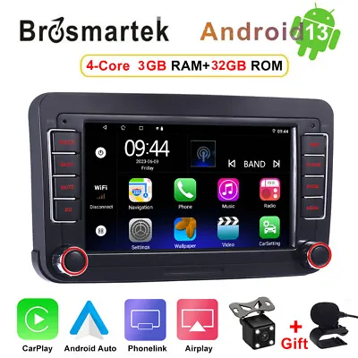 7  CarPlay Android 13 Car Stereo GPS For VW PASSAT B6 B7 CC GOLF MK5 POLO SHARAN • £133.99