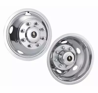 2019-2024 Dodge Ram 3500 17  8 LUG Wheel Simulators Hubcaps Dually SNAP ON Steel • $239.99