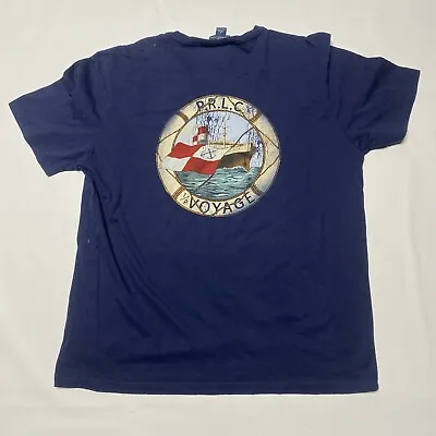 NEW Vintage Polo Ralph Lauren PRLC Voyage Sailing T-Shirt Size L Yacht Club 1992 • $34.99