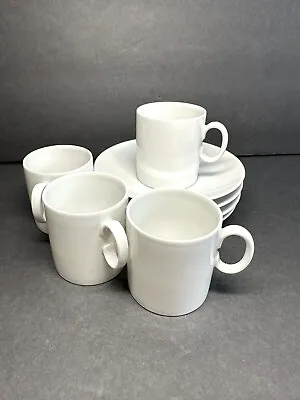 Vintage Thomas Rosenthal Demitasse Cup & Saucer Set Porcelain 3 Oz Germany Set 4 • $35.80