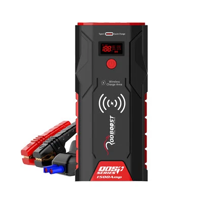 $108.89 • Buy Jump Starter Battery 1500A Power Bank Heavy Duty Booster Portable 12 Volt Car