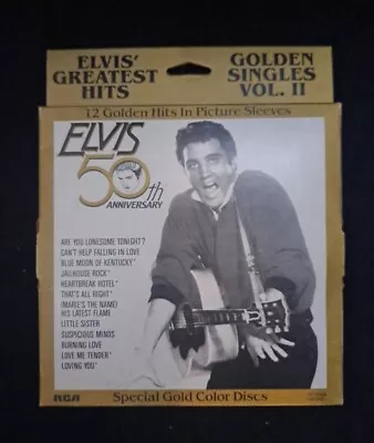 Elvis Presley 50th Anniv. Greatest Hits Golden Singles Vol. #2 RCA : 6-45's Box  • $39.98