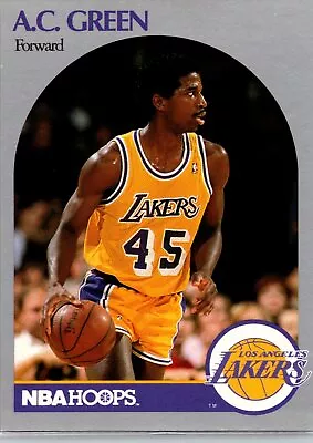 A.C. Green 1990-91 Hoops BASKETBALL #156 Los Angeles Lakers • $1.79