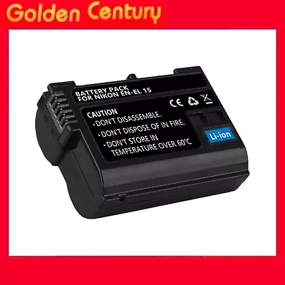 2800mAh EN-EL15 Battery For Nikon D500 D600 D610 D750 D800 D810 D850 D7100 D7000 • $31.95