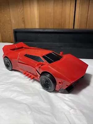 2015 9  Transformers Red Talking Lamborghini Power Surge Sideswipe Lambo Robot  • $5