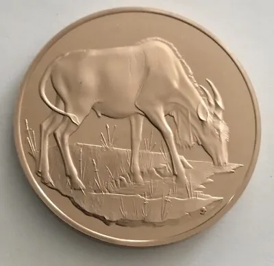 East African Wild Life Society Eland Coin Medal • $9.95