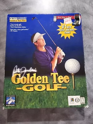 RARE NEW Peter Jacobsen's Golden Tee Golf Incredible Technologies 1998 PC Game • $149.99