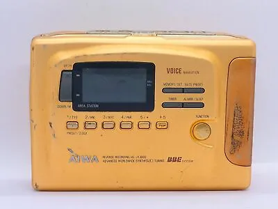 Aiwa HS JX 3000 Walkman Cassette Player No Power For Parts Or Repair • $500.35