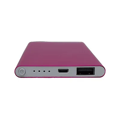 Portable 4000mAh Slim Portable Power Bank USB Battery Charger For Phone/Laptop • £7.99